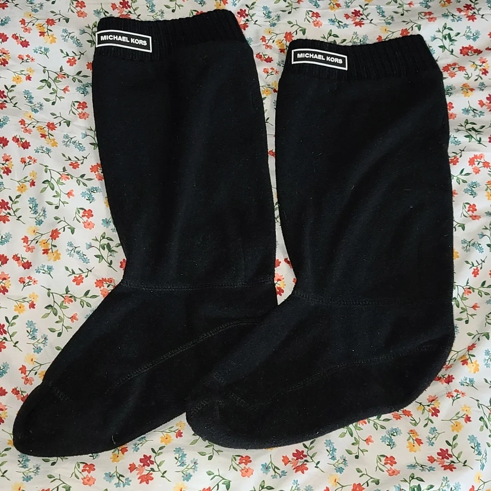 Michael Kors Ribbed Boot Socks